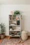 ATLAS – White and Oak Brown Bookshelf