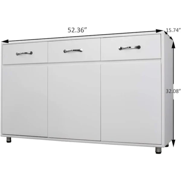 SANAL – Three Door Storage Cabinet - Image 2